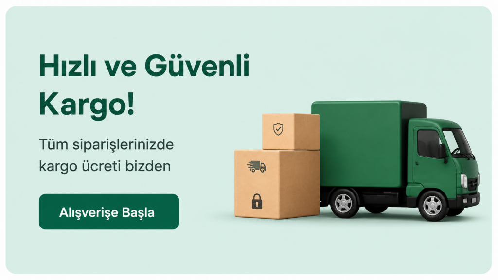 hızlı ve ücretsiz kargo