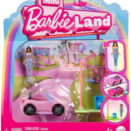 Barbie, Mini Barbieland Convertible, Hyf42, Çok Renkli