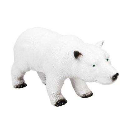 Yumuşak Soft Sesli Vahşi Hayvanlar Dünyası 27 cm - Kutup Ayısı
