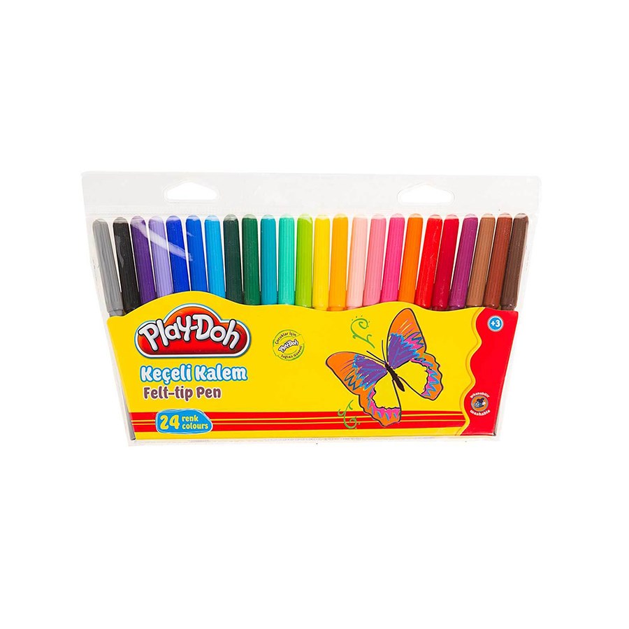 Play-Doh Keçeli Kalem 2 Mm 24 Renk