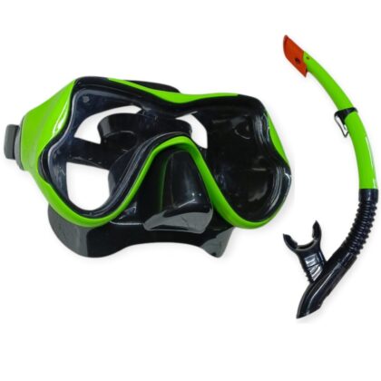 Star Diving Dalış Maskesi ve Snorkel Yetişkin - 51714-YEŞİL