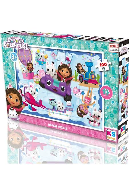 Gabbys Dollhouse 100 Parça Puzzle