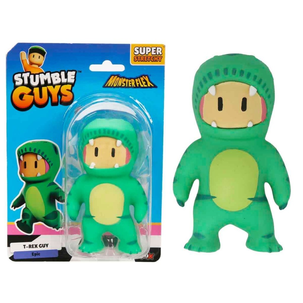 Monster Flex Stumble Guys Super Stretch Figür - T-Rex Guy