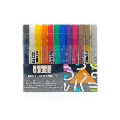 Südor Mona Lisa Akrilik Marker 12 Renk 3 Mm