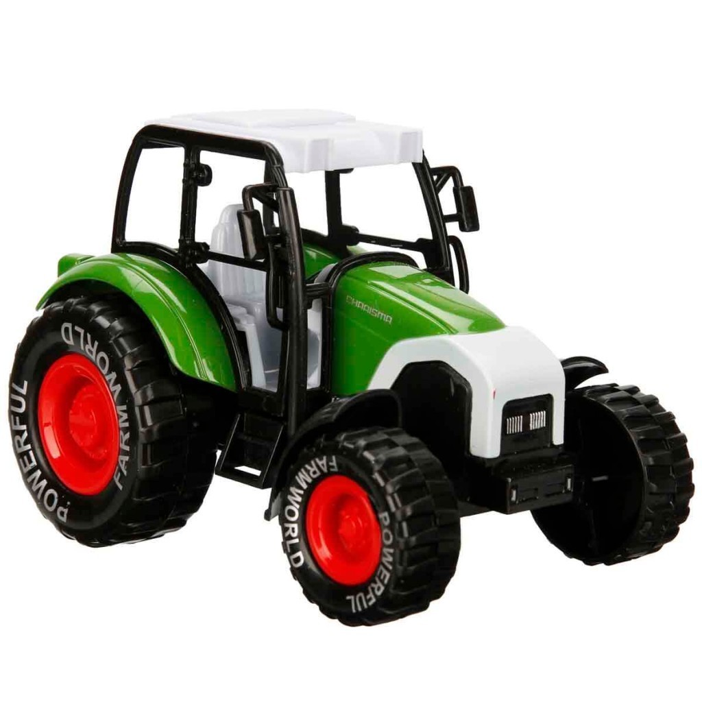 Çek Bırak Metal Traktör 15 cm - Yeşil