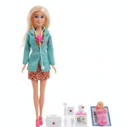 Aksesuarlı Model Bebek Doktor Seti - 115225A