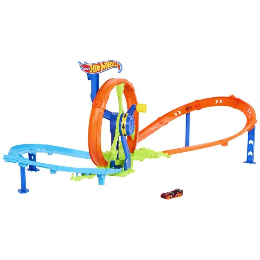 Hot Wheels Stunt Tracks Rapid Launch Loop Oyun Set