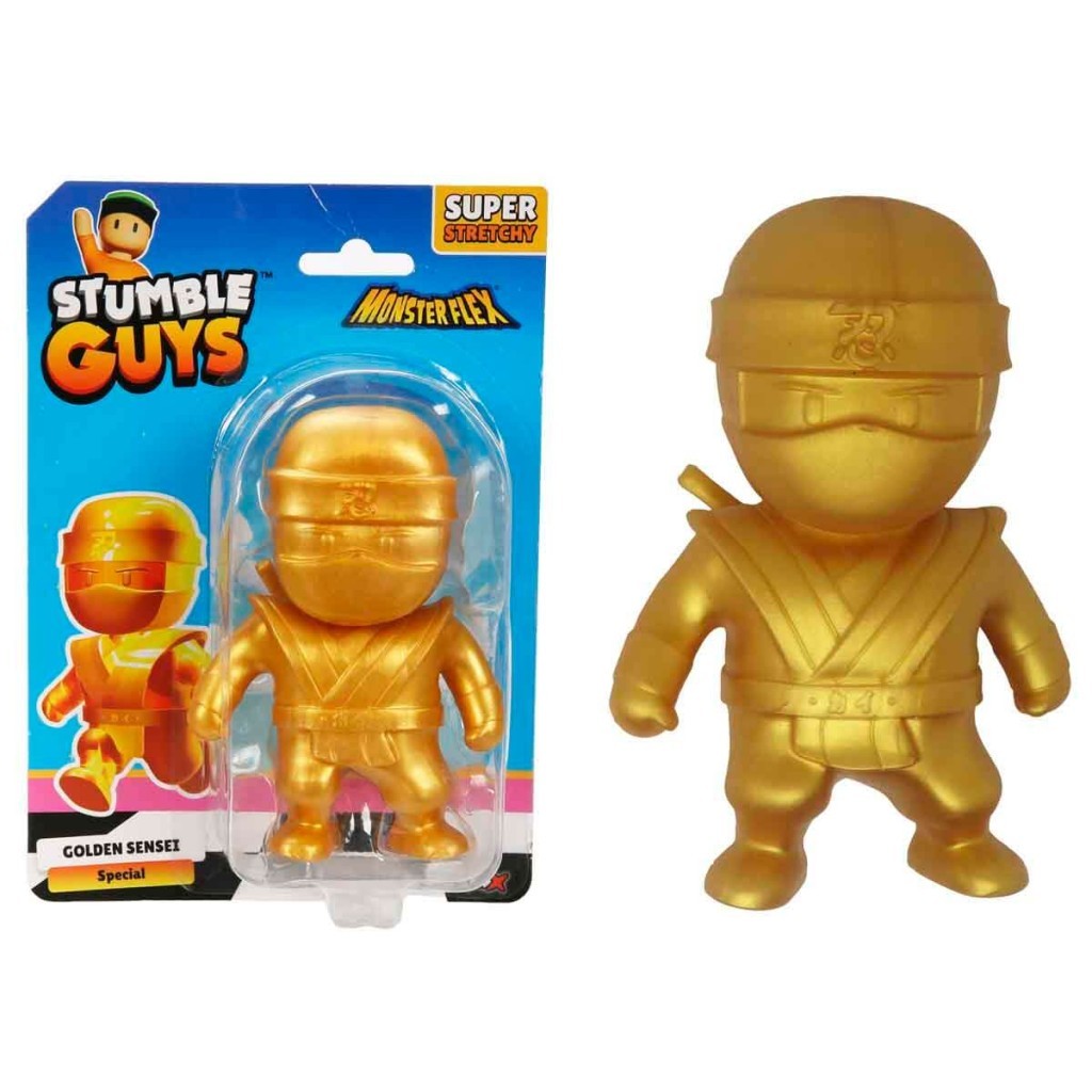 Monster Flex Stumble Guys Super Stretch Figür - Golden Sensei