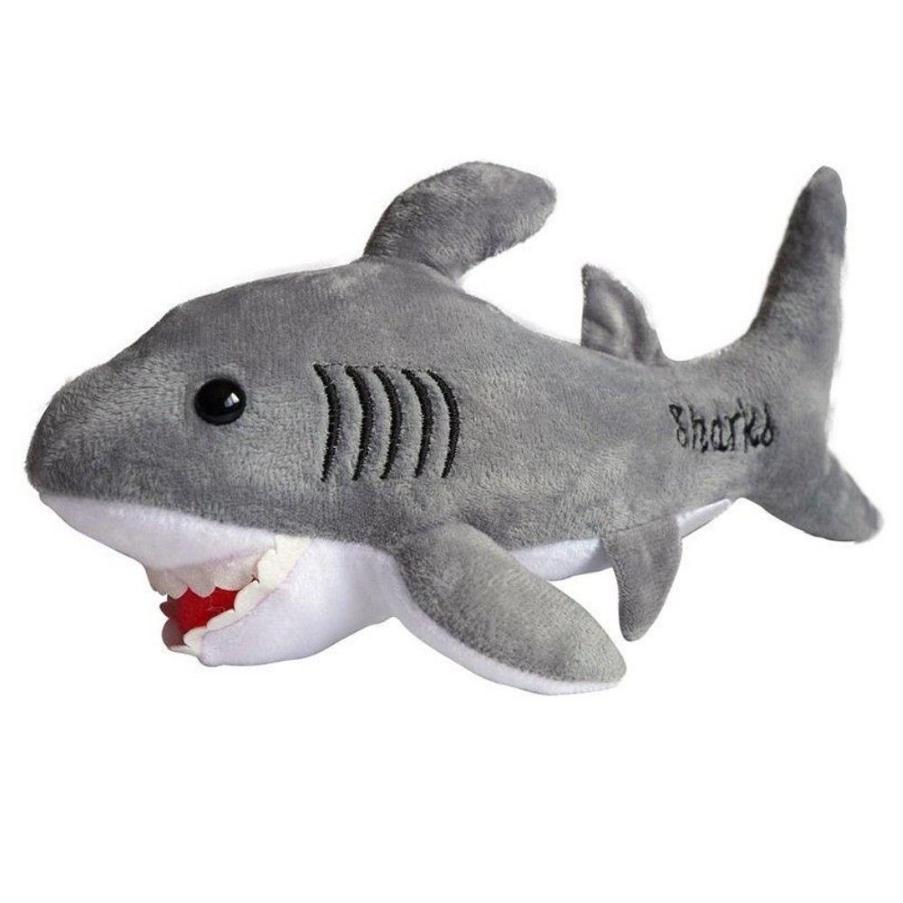 Köpekbalığı Sesli Baby Shark Müzikli 28 cm - 1811201 - Gri