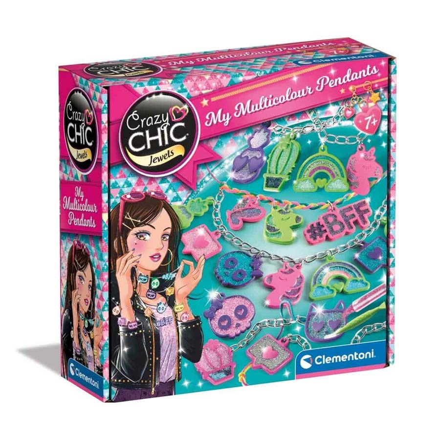 Clementoni Crazy Chic Renkli Takılar Tasarım Seti