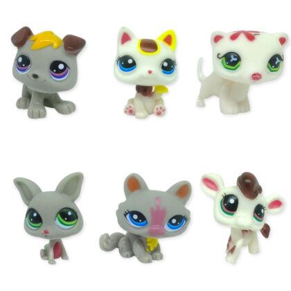 Pet Star Little 6'lı Sevimli Hayvanlar Figür Seti -1