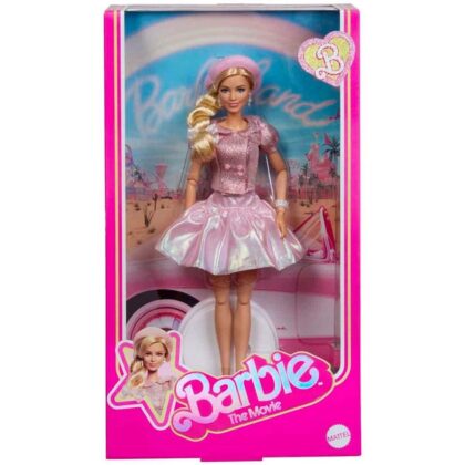 Barbie The Movie Pembe Bereli Barbie Bebek