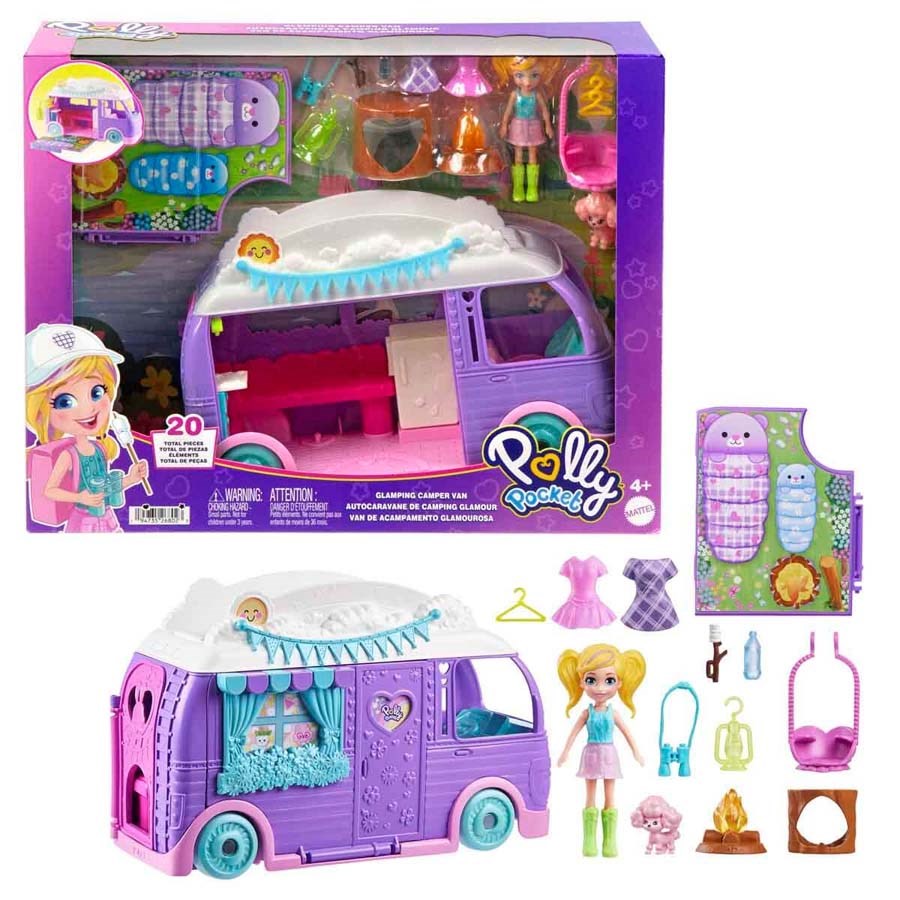 Polly Pocket Eğlenceli Karavan Oyun Seti