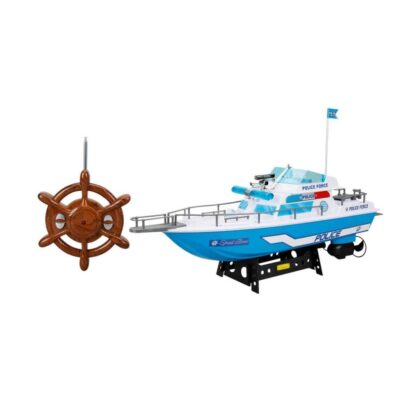 Uzaktan Kumandalı Şarjlı Tekne 45 cm.- Polis